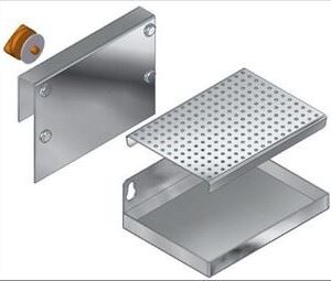 VASCHETTA COMPLETA ACCIAIO INOX VER/ESS