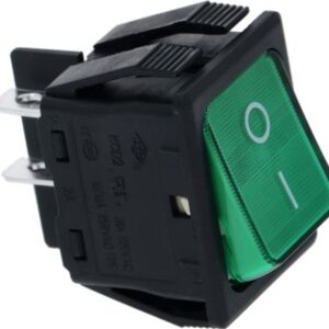 INTERRUTTORE BIPOLARE VERDE 16A 250V