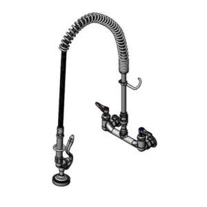 PRE-RINSE UNIT: SPRING ACTION, WALL