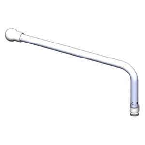 SOLDERED PLATED 12" L-TUBE (POLISHED