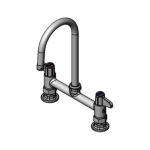 8" DECK MOUNT MIXING FAUCET WITH EQUIP