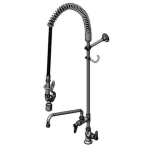 PRE-RINSE UNIT W/ CERAMAS, WALL BRACKET,