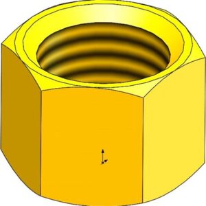 COUPLING NUT FOR B-1202 TAILPIECE (BRASS
