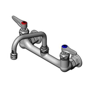 8" WALL MOUNT MIXING FAUCET W/ CV