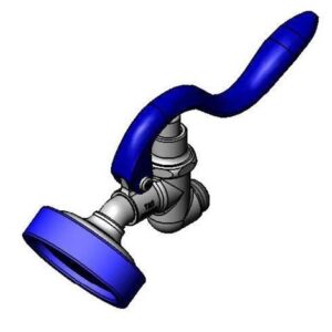 BLUE SPRAY VALVE W/ ANGLED HIGH-FLOW