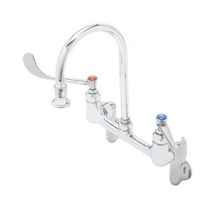 WALL MOUNT FAUCET, ADJUSTABLE CENTERS,