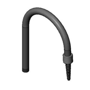 RIGID PVC GOOSENECK W/ SERRATED TIP