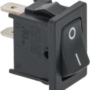 INTERRUTTORE UNIPOLARE NERO 10A 250V