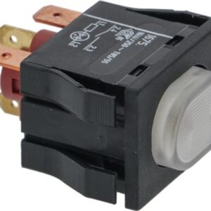 PULSANTE UNIPOLARE BIANCO 16A 250V