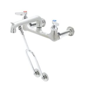 SERVICE SINK FAUCET, WALL MOUNT, 8"