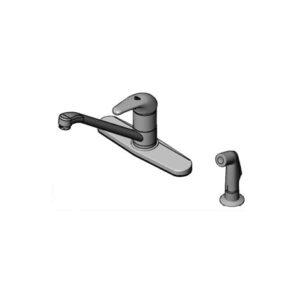 SINGLE LEVER FAUCET W/ 48" SIDESPRAY, 9"