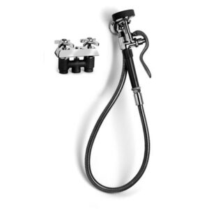 SPRAY VALVE AND WALL HOOK OUTLET WITH