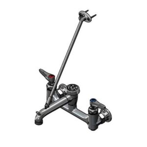 SERVICE SINK FAUCET, 8" WALL MOUNT,