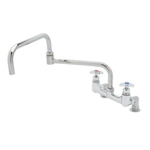 BIG-FLO MIXING FAUCET, 8" DECK MOUNT,