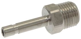 RACCORDO ø 1/8"M PORTAGOMMA ø 4 mm