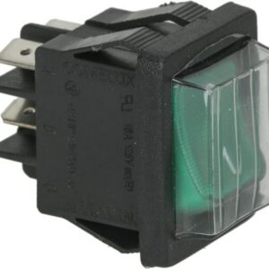 INTERRUTTORE BIPOLARE VERDE 16A 250V