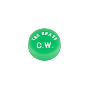SNAP-IN INDEX BUTTON, GREEN (COLD WATER)