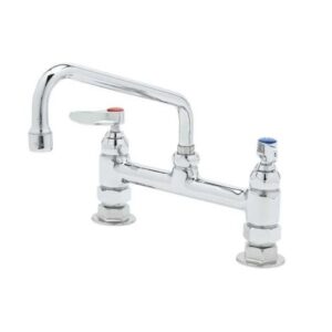 8" Deck Mount Mixing Faucet, Eternas, 8"