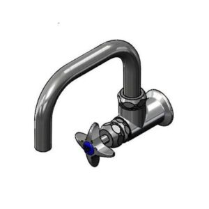 SINGLE WALL MOUNT BIG-FLO FAUCET, 8"