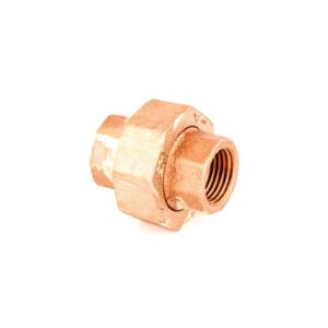 UNION, 1/2" NPT FEMALE, BRASS (UNPLATED)