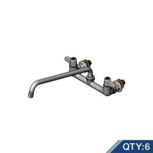 8" WALL MOUNT MIXING FAUCET W/