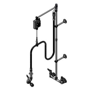 PRE-RINSE: 8" WALL MOUNT, BALANCER ARM,