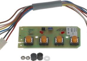 SCHEDA ELETTRONICA 4 TASTI 82x40 mm