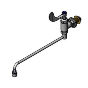 RANGE FAUCET, WALL MOUNT, 13" NOZZLE W/