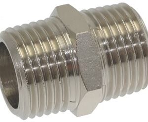 RACCORDO ø 1/2"M-1/2"M NICHELATO