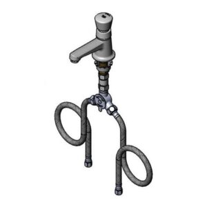 BASIN FAUCET, PUSH-BUTTON METERING, VR