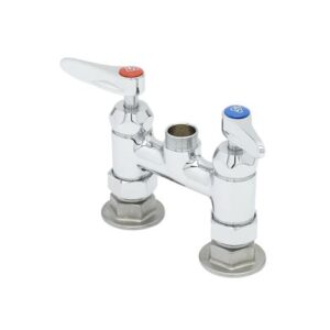 4" C/C DECK MOUNT FAUCET W/ CERAMAS,