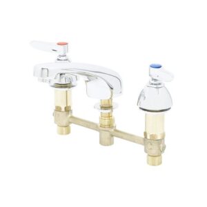 CONCEALED WIDESPREAD FAUCET, 8" CENTERS,