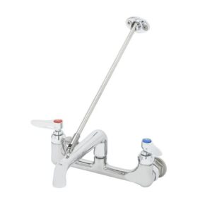 SERVICE SINK FAUCET, WALL MOUNT, 8"