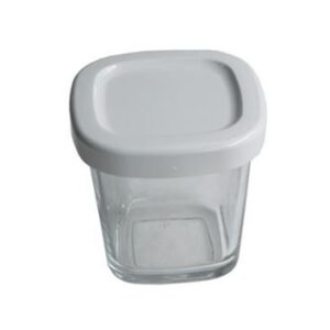 POT+COUVERCLE BLANC YAOURTIERE(UN SEUL)