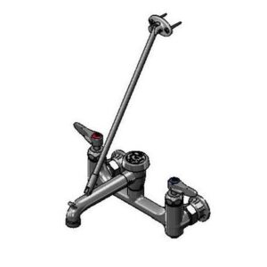 SERVICE SINK FAUCET, 8" WALL MOUNT,