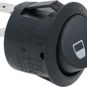 INTERRUTTORE UNIPOLARE NERO 10A 250V
