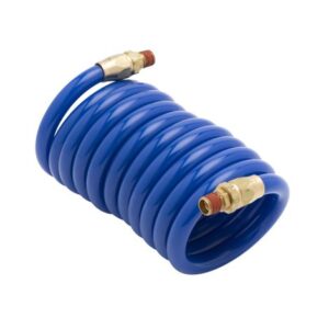 PET GROOMING COILED HOSE (BLUE)