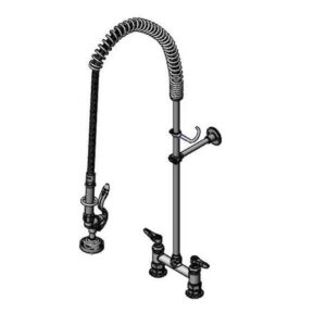 PRE-RINSE UNIT, 6" DECK MOUNT, 44" SS