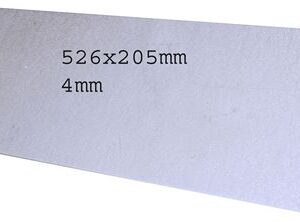 CLAYETTE EN VERRE 526X205X4