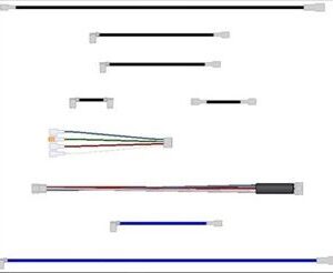 SET CAVI MULTI LED