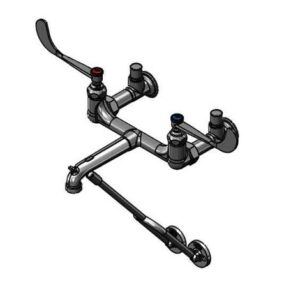 SERVICE SINK FAUCET, WALL MOUNT, 8"