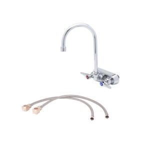 WORKBOARD FAUCET, 4" WALL MOUNT, 133X