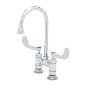 4" C/C DOUBLE PANTRY FAUCET, SWIVEL