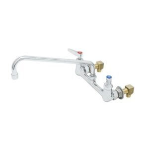 8" C/C WALL MOUNT FAUCET, CERAMA