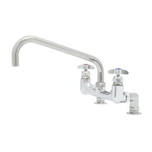 BIG-FLO MIXING FAUCET, 8" DECK MOUNT,