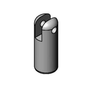 CLEVIS FOR LOWER SUPPORT ROD, 7/16-14UN