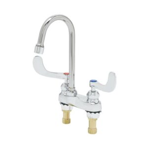 4" CENTERSET FAUCET, GOOSENECK, CERAMAS,
