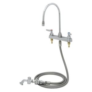 WORKBOARD FAUCET, DECK MOUNT, 8"
