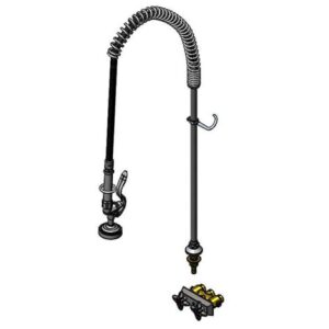 PRE-RINSE, SPRING ACTION, MIXING FAUCET