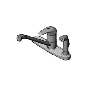 SINGLE LEVER FAUCET W/ 4' SIDE SPRAY FOR